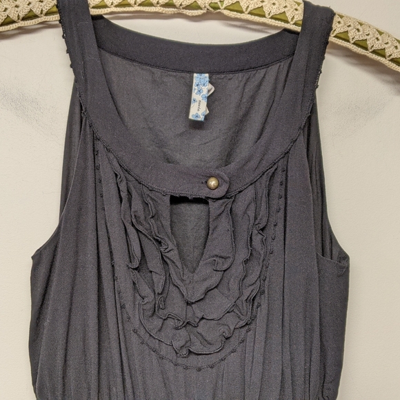 Anthropologie Maeve Terasina Black Dress - Picture 7 of 8